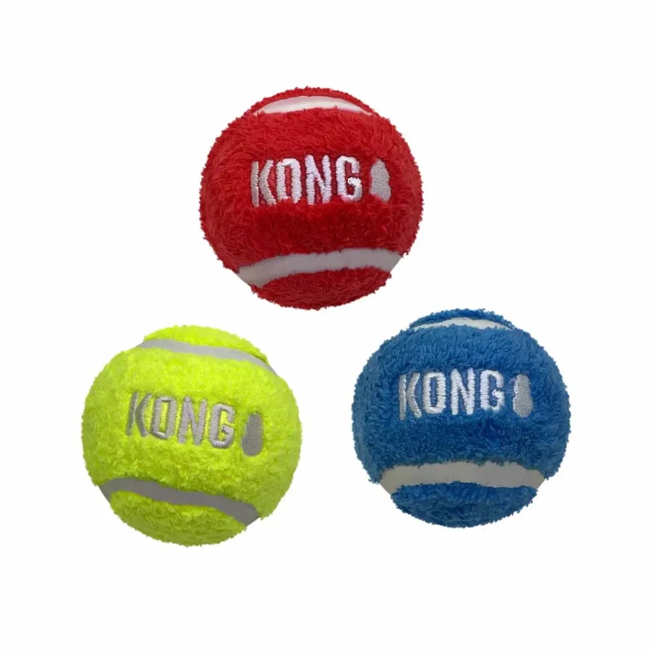 KONG Sport Softies bolde mix M 3 stk Ø6,5 cm